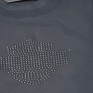 Ladies Harley Davidson Studded black T-Shirt NWOT